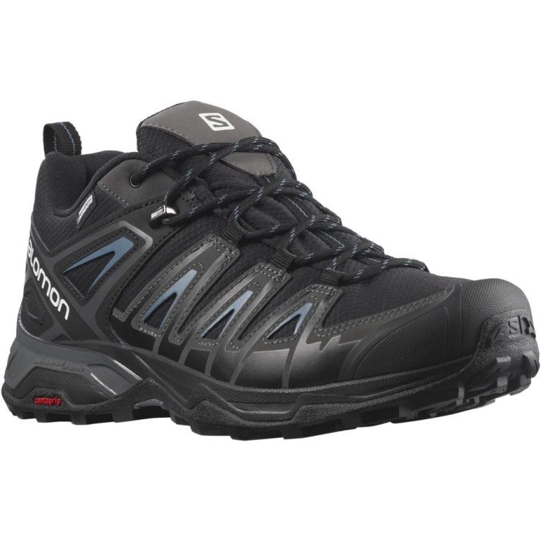 Black Salomon X Ultra Pioneer CSWP Men's Hiking Shoes | PH 76932R